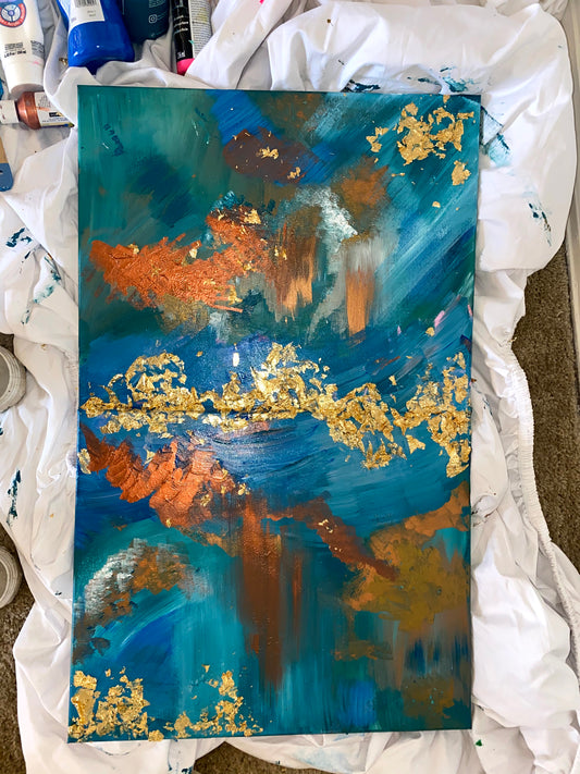 SOLD. "Through Land and Sea" By Isabella Empey.